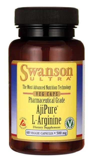  Заказать AjiPure L-Arginine (500 мг) (60 капс) (Swanson) - цена  руб.