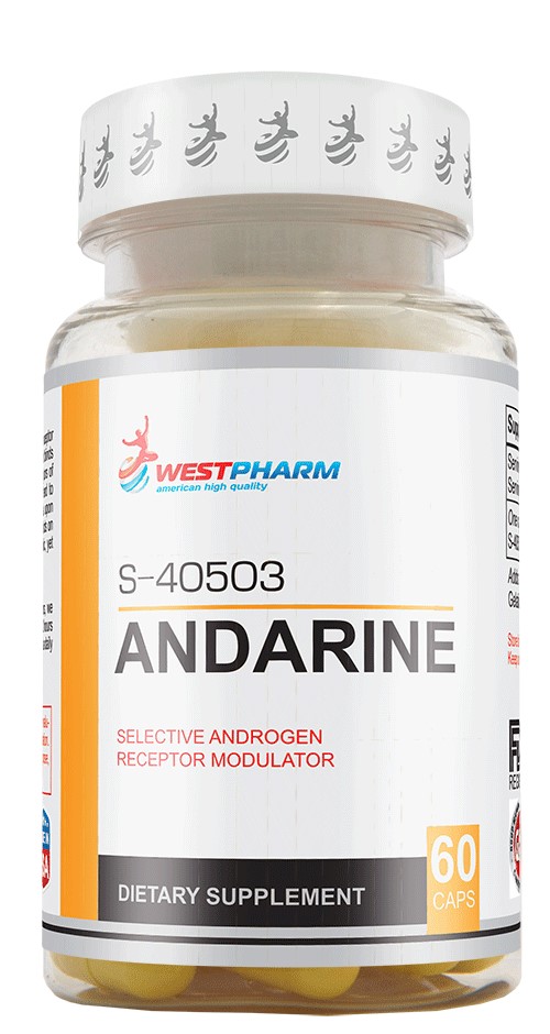  Заказать Andarine (S-40503) (60капс/25мг) (WestPharm) - цена  руб.