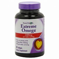 Extreme Omega (2400 мг) (60 капс) (Natrol)