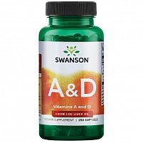 Vitamin A & D (250 капс) (Swanson)