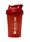 Шейкер спортивный (400 мл) (Red color) (BEFITLIFE)