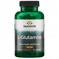 L-Glutamine (500 мг) (100 капс) (Swanson)