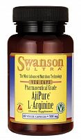AjiPure L-Arginine (500 мг) (60 капс) (Swanson)