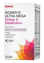 Women's Ultra Mega Energy & Metabolism (180 табл) (GNC)