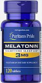 Melatonin (3 мг) (120 табл) (Puritan's Pride)
