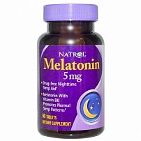 Melatonin (5 мг) (60 табл) (Natrol)