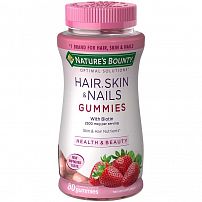 Hair, Skin & Nails Gummies (80 жев.конфет) (Nature's Bounty)