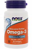 Omega-3 (30 капс) (1000 мг) (NOW)