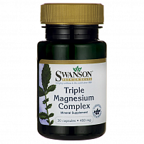 Triple Magnesium Complex (30 капс) (400 мг) (Swanson)