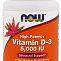  Заказать Vitamin D-3 5000 IU (120 капс) (NOW) - цена  руб.